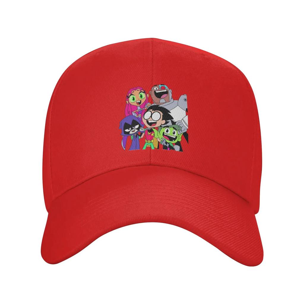 Unisex Baseball Hats Teen Titans Picture Outdoor Streetwear Summer Sports Baseball Caps Hip Hop Cap Casquette Hats