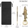 Trout Fish Bottle Opener - Unique Fishing Theme Gifts for Anglers, Fisherman Decor Accessories, Father's Day Christmas Presents for Men