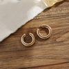 2Pcs Ear Cuffs for Women C-Shaped Ear Cuff Chunky Huggie Hoop Earrings Cartilage Upper Non-Piercing Cartilage Clip Cuff Earrings Jewelry