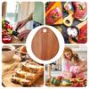 Small Wooden Chopping Blocks Fruit Board Outdoor Camping Portable Fruit Board Multifunctional Cutting Board For Camping