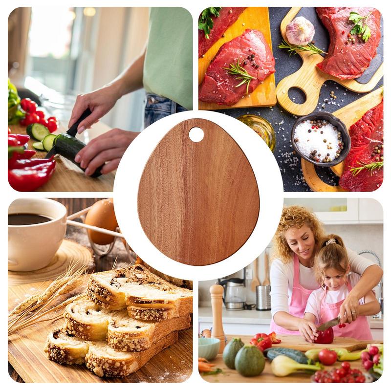 Small Wooden Chopping Blocks Fruit Board Outdoor Camping Portable Fruit Board Multifunctional Cutting Board For Camping