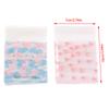100Pcs Heart Shaped Transparent Candy Bag Biscuit Snacks Plastic Bag Baking Decoration Packaging Self-Adhesive Bag