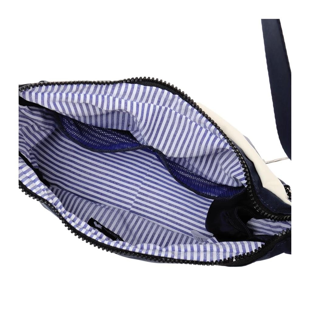 Mozu Shoulder Bag 3-001 [Sax Bar Exclusive Color] Navy x Off-White