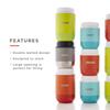 ZOKU Food Jar OR 295ml Orange Food Insulates Keeps Food Hot or Colorful Food Convenient for Outdoor and Orange Jar, Food, Cold, Jar, Travel,