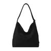 Vintage Versatile Commuter Tote Bag Women's Large Capacity Underarm Bag Suede Shoulder Bag Handbag