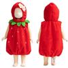 Clearstone Marshmallow Baby Costume Halloween Kigurumi Strawberry 80cm Red