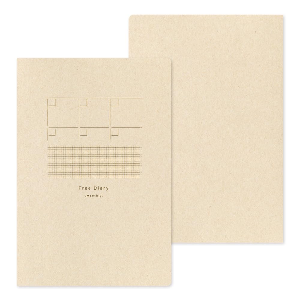 Midori Notebook Yurulog B6 Monthly Free A 15368006