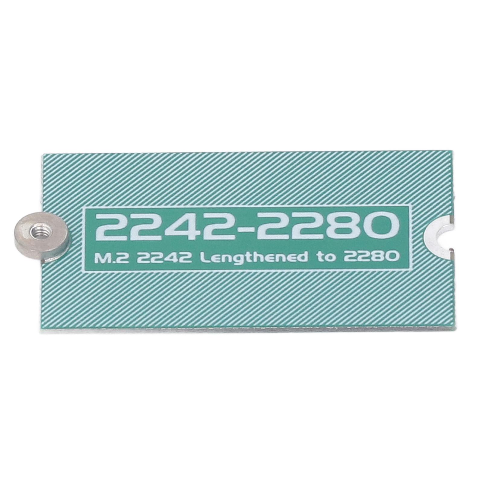 

M.2 NGFF NVMe Length Extend Adapter Bracket PCB M.2 SSD Extension Bracket Card Plate for 2242 to 2280
