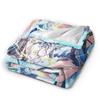 Wuthering Waves WuWa Cartethyia Fashion Blanket Game Anime Flannel Awesome Warm Throw Fashion Blankets for Bedroom Winter Couch