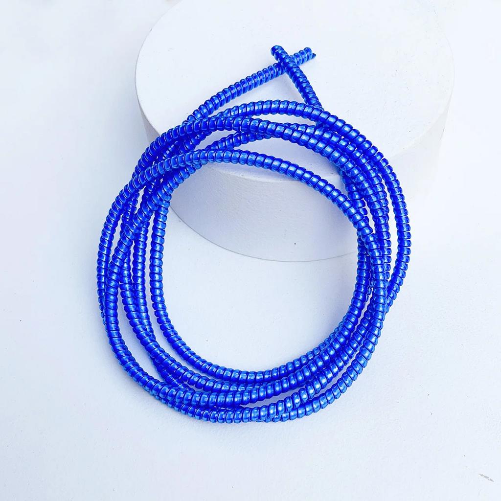 1.4M Colorful Spiral Charger Cable Cord Protector Universal Wrap Data Line Decoration Winder For iPhone Samsung Huawei Xiaomi