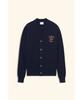 Drole De Monsieur Rose Slogan Cardigan Le Cardigan Slogan Rose D0Wcs26261Nyx