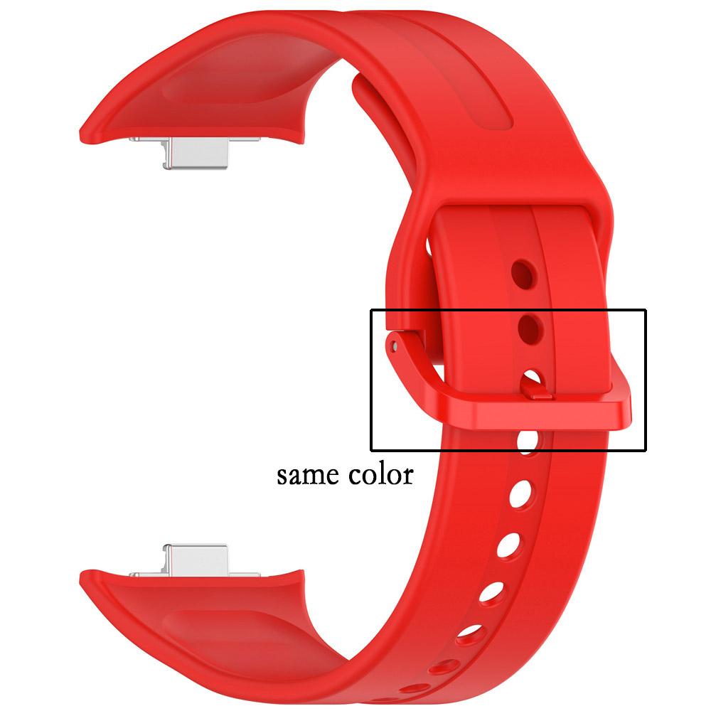 Řemínek pro Redmi Watch 5 s přezkou stejné barvy Vysoce kvalitní odolný a měkký silikonový náramek pro Redmi Watch 5