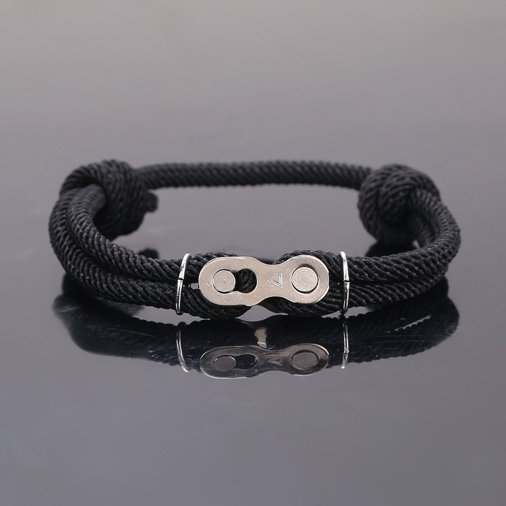 Multiple Colour Bicycle Chain Bracelet Stainless Steel Men Punk Rock Wristband