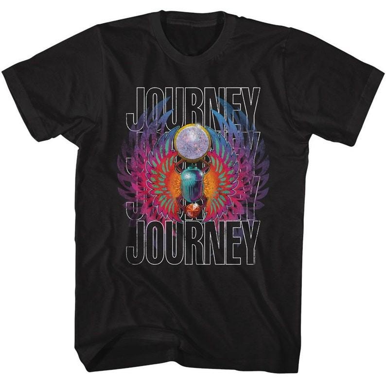 Journey Gradiant Scarab Black T-Shirt S разноцветный