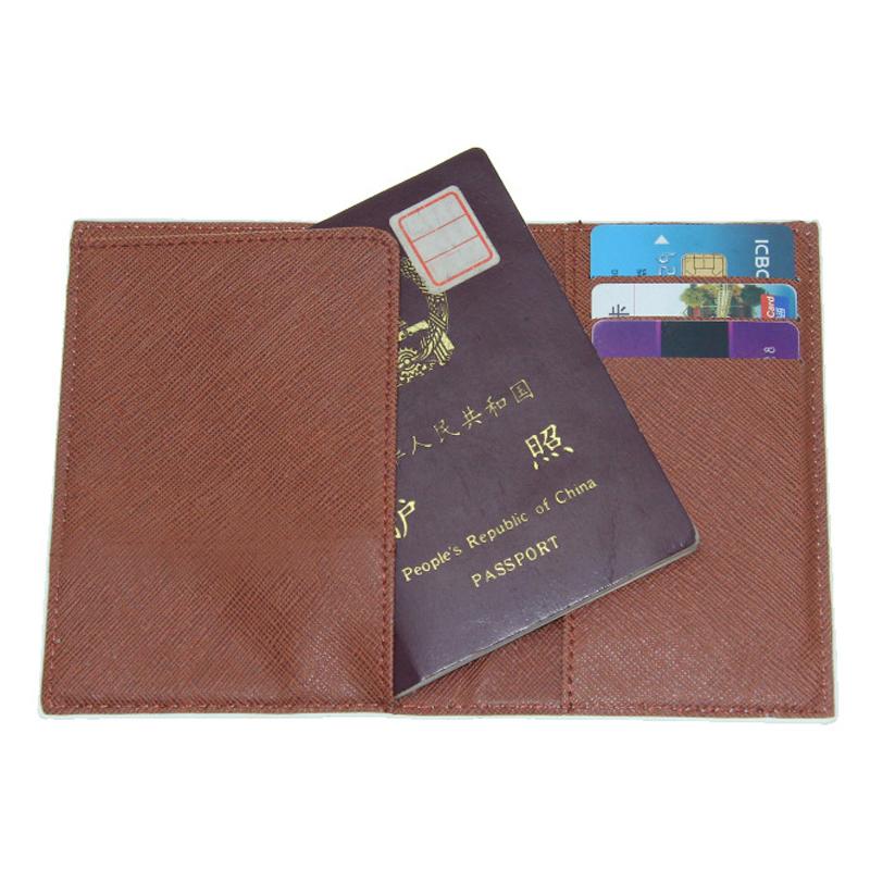 New Anime Games Girl Pattern Passport Cover Women Travel Accessories PU Leather Animation Passport Holder ID Bank Card Holder