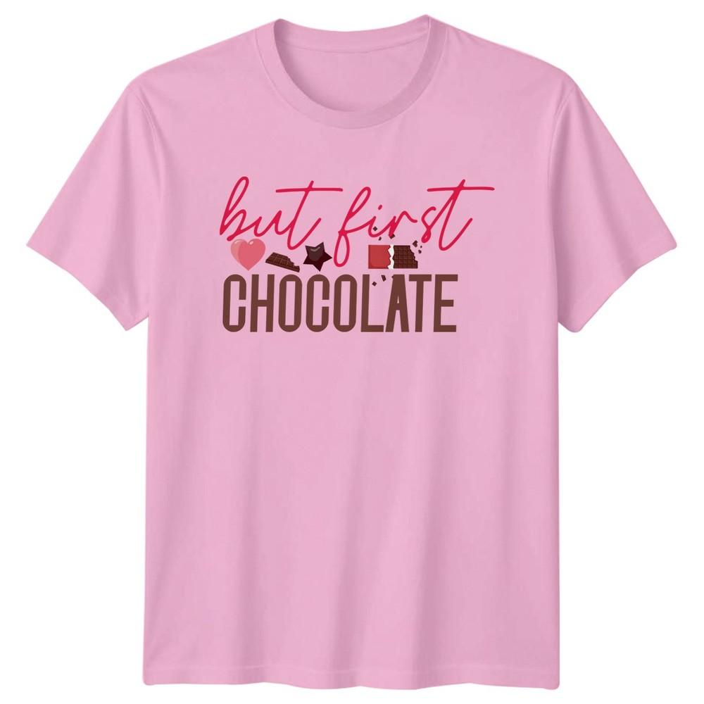 But First Chocolate Food Drink Unisexs TShirt Unisexs Tee Graphic Unisex Top