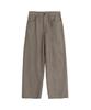 Beulaunyadeu Boiled Wool Twill Pants, Brown