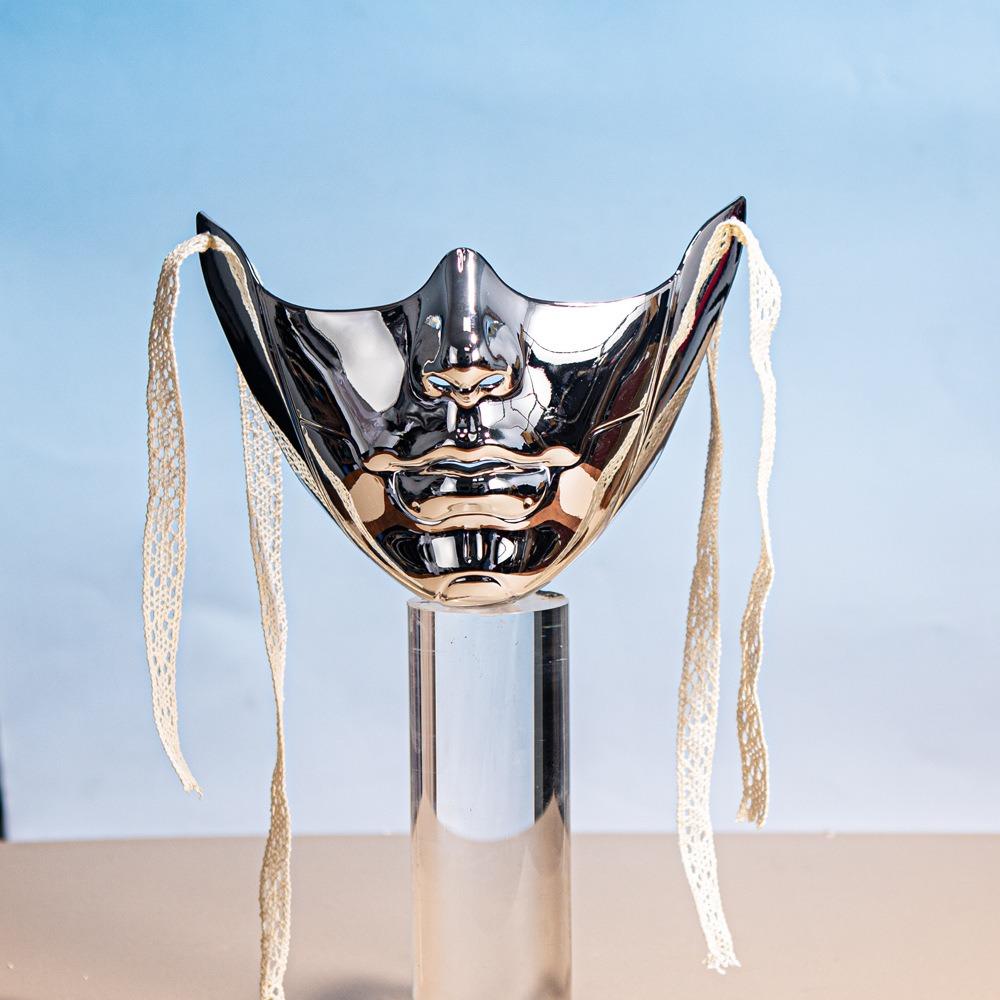 

Masquerade Ancient Style Face Mask Party Supplies Anime Cosplay Pros Machinery Mask Nightclub style J