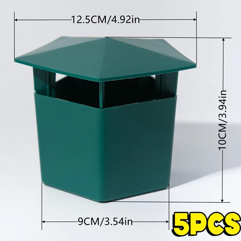 Beer Slug Snail Traps Plastic Snail Trapper Reusable Snails Catcher Slug House for Garden Farm