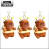20pcs Photo Props Baby Photography Capybara Pendant Cute Cartoon Animal Keychain with Bee Wings Dolphin Design for Newborn Shoot