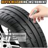 Car Tire Tread Depth Gauge, Tire Tread Gauge Color Coded, Professional Tire Thread Depth Meter Tool in 32nds, Suitable for Most Car Models (1 PCS)