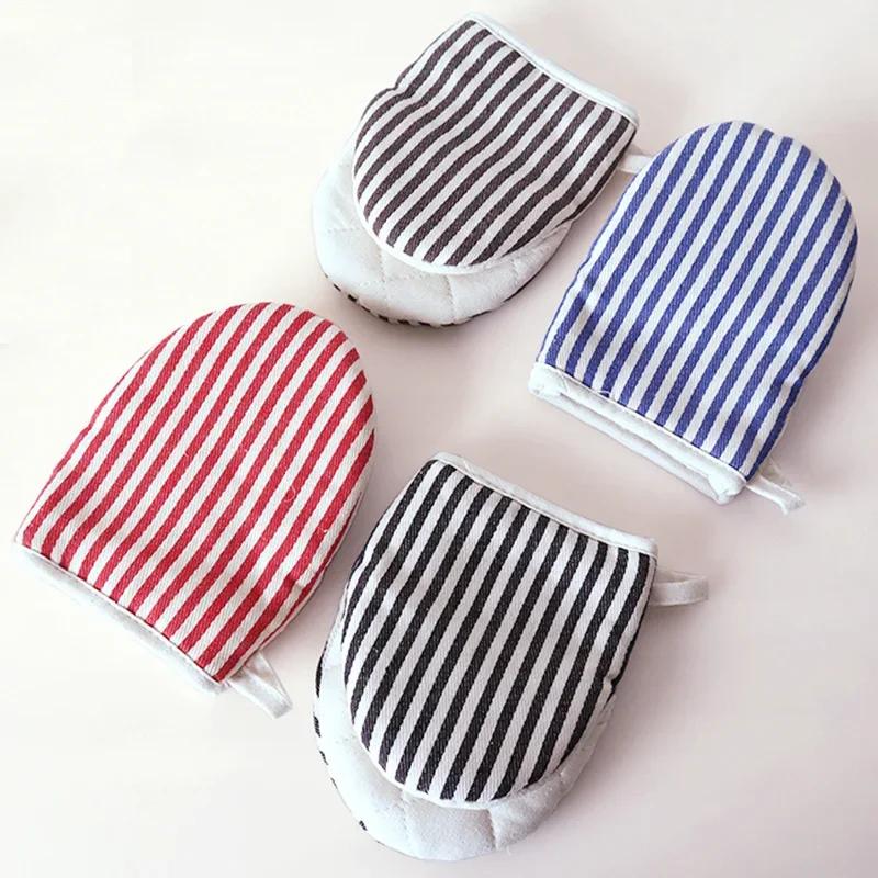 1pc Cotton Anti-scalding Oven Gloves Mitts Potholder Kitchen Duckbill Shape Cotton Gloves Tray Dish Bowl Holder Oven Hand Clip