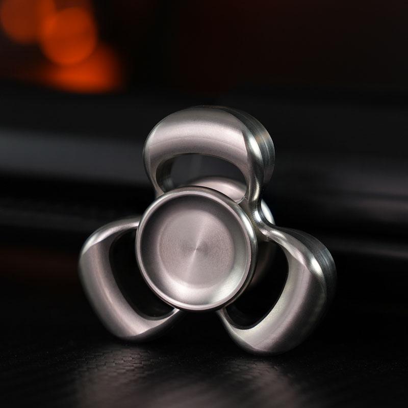 Fidget Hand Spinner Roller Stainless Steel Metal Fingertip Spinning Top Tip Gyro Edc Relieve Stress Reducing Toys Anti Anxiety