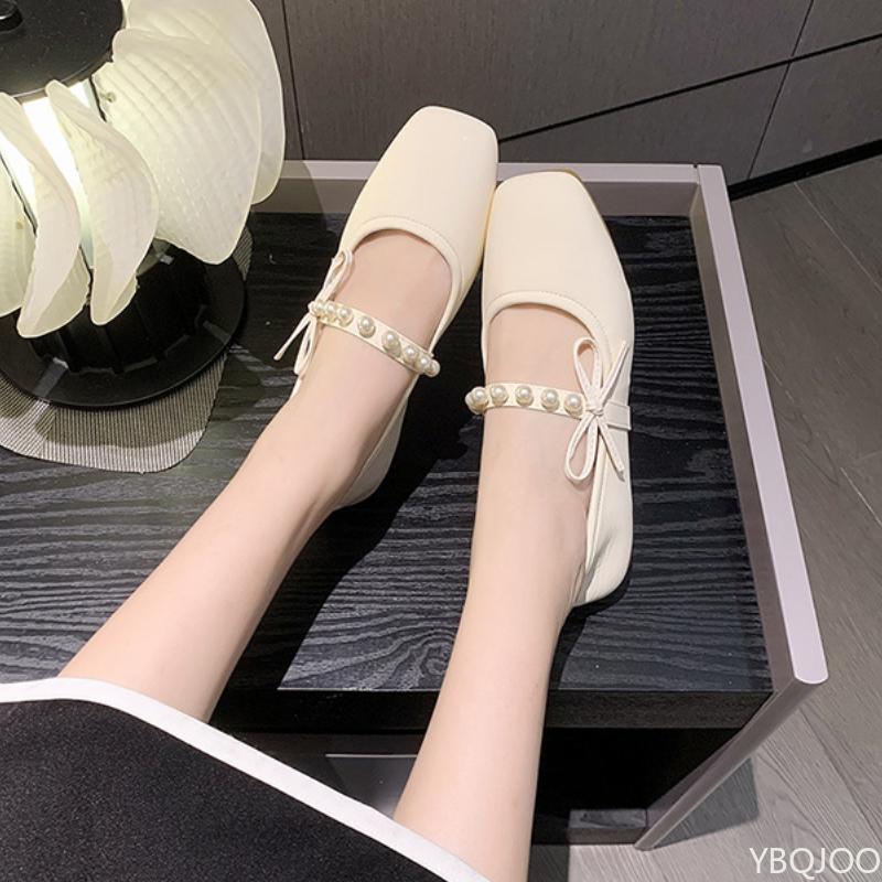 Fashion Spring Autumn Mary Zhen Single Shoe Women's New Flat Bottomed Fairy Style Gentle Soft Soled Small Leather Shoes Zapatos De Mujer