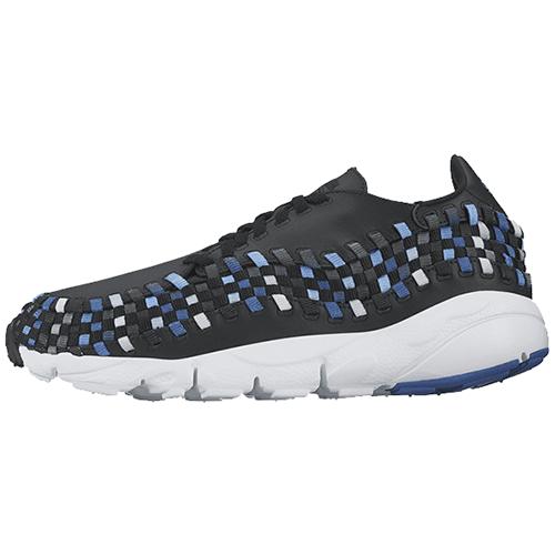 

new Nike Air Footscape Woven Nm Black/Blue Jay White 42.5
