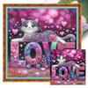 LOVE Animal Printed Cross Stitch Kit DIY 11CT Embroidery Craft Set Home Decor