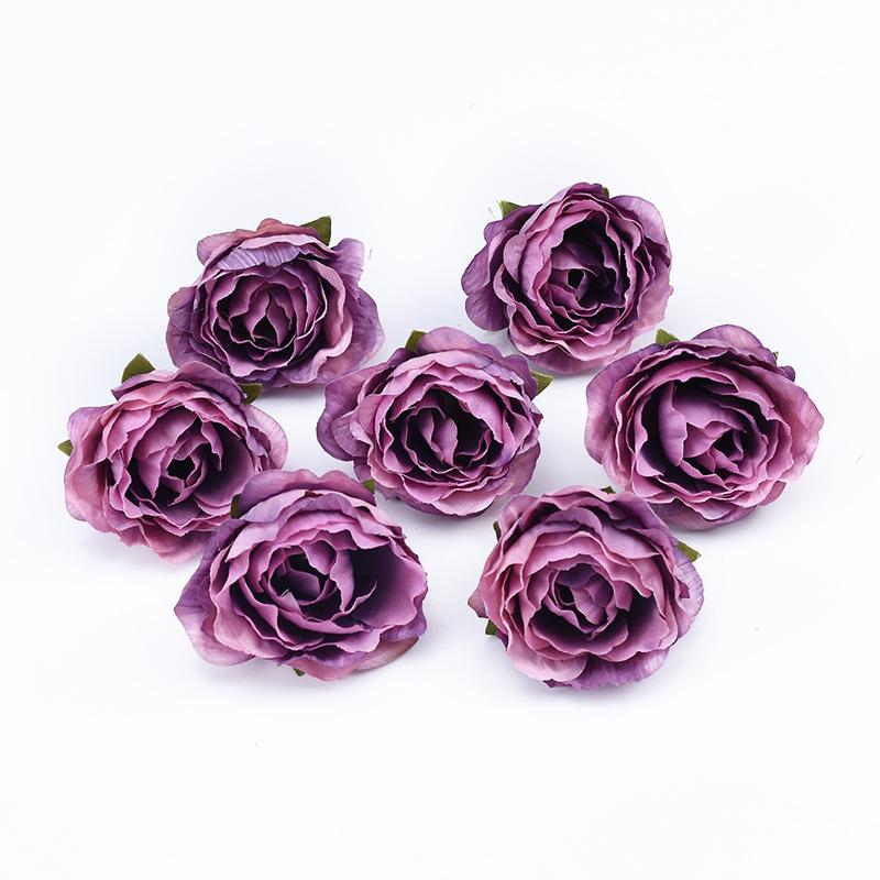10/30pcs Artificial Flowers Silk Rose peony Wedding bridal bouquet Outdoor Garden Home vase Wreaths Holiday Party Diy gift Decor