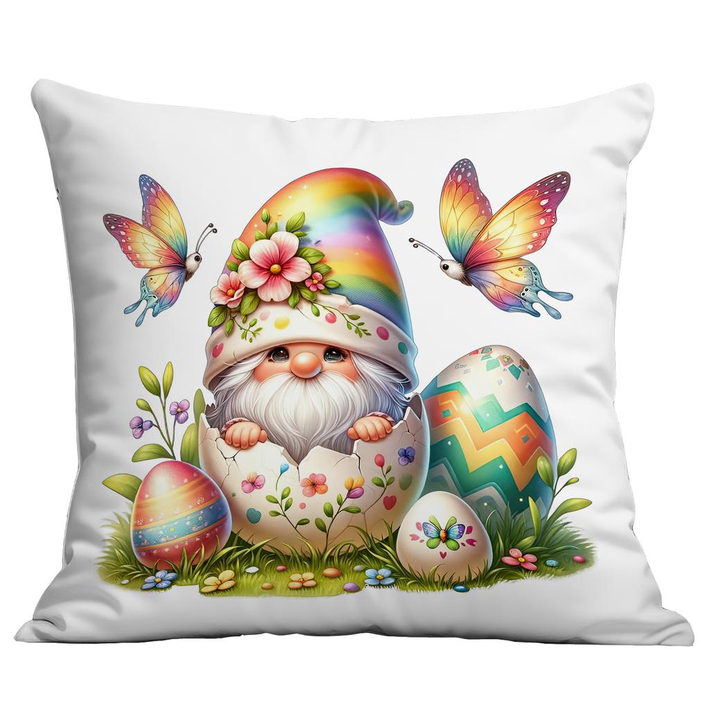 Nowa Poszewka Wielkanocna Królik Jajko Wielkanocne Dom Sofa Poduszka Poszewka Dekoracja