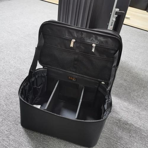 Professional Makeup Bag Large Capacity Cosmetic Organizer Standing Bridal Touch Up Bag