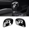 YNEPB1 Car Gearbox Control Gear Lever Stickers Shift Stick Handle Accessories For VW GTI Polo Golf Passat Tiguan Arteon Touareg Taigo