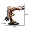 Eagle Statue Creative Collectible Art Indoor Gift Feng Shui Figurine for Office Cabinet Bookshelf Table Centerpieces Hallway