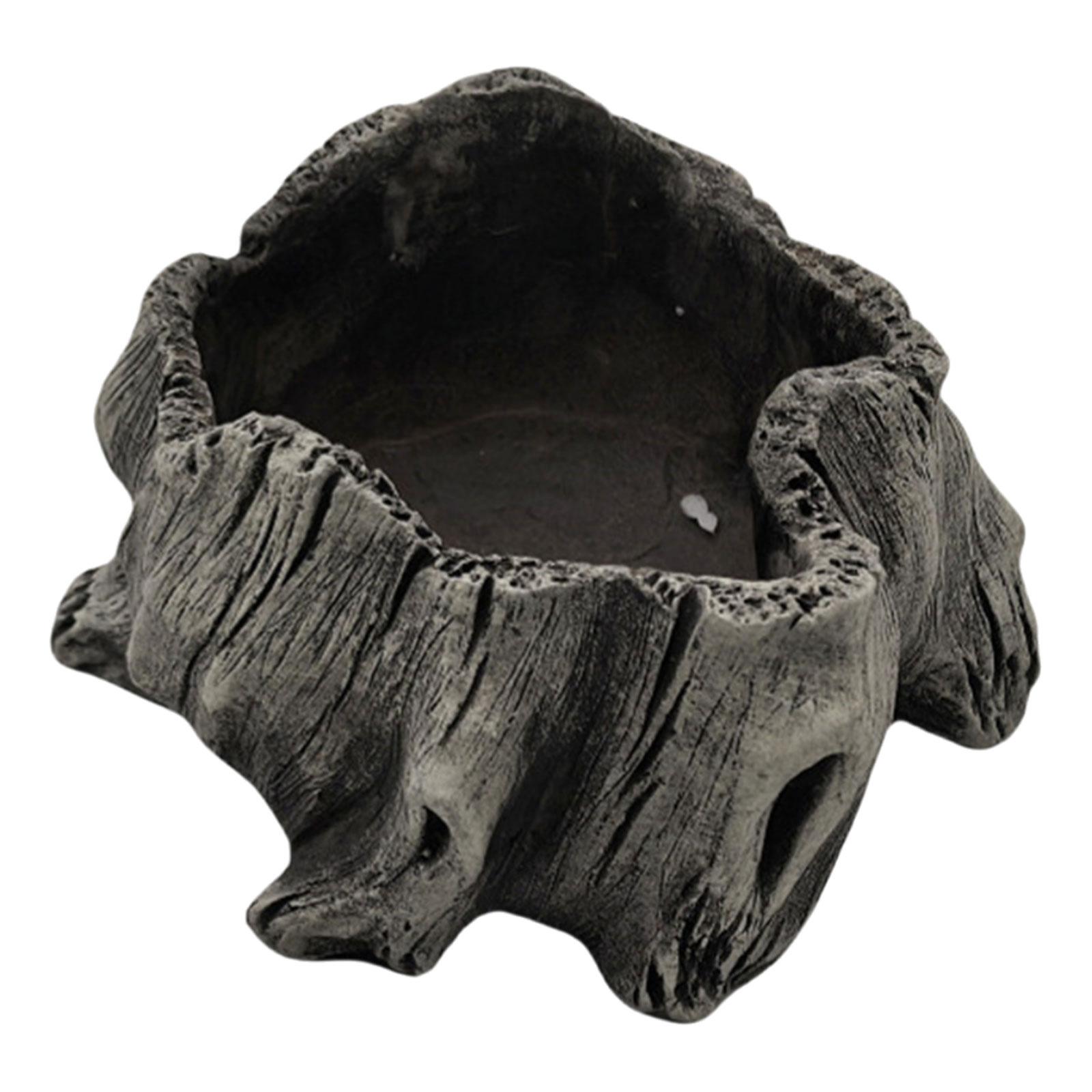 

Искусственная скульптура-кашпо из коряги, смола, для суккулентов, цветочные горшки, имитация поленницы, пористые горшки для бонсай, горшки для деревьев и растений 4