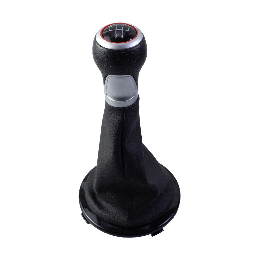 

Suitable for Volkswagen GOL G4 G5 gear head car shift hand ball red circle 5-speed gear lever accessories чёрный