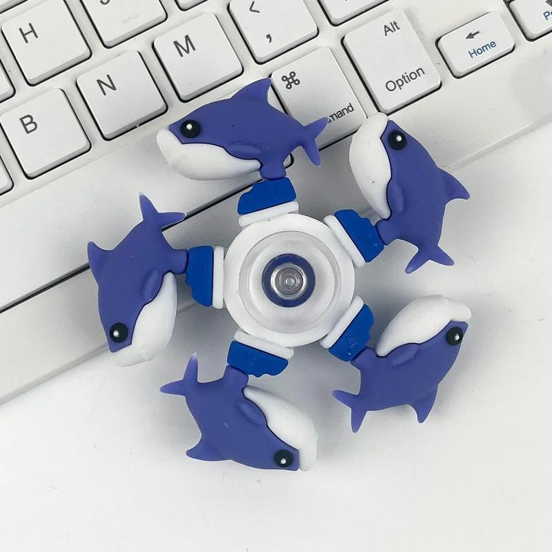 Italian Brainrot Tung Fidget Spinner Chain Toy Deformed Antistress Hand Spinner Vent Toy Adult Stress Relief Fidget Sensory Gyro