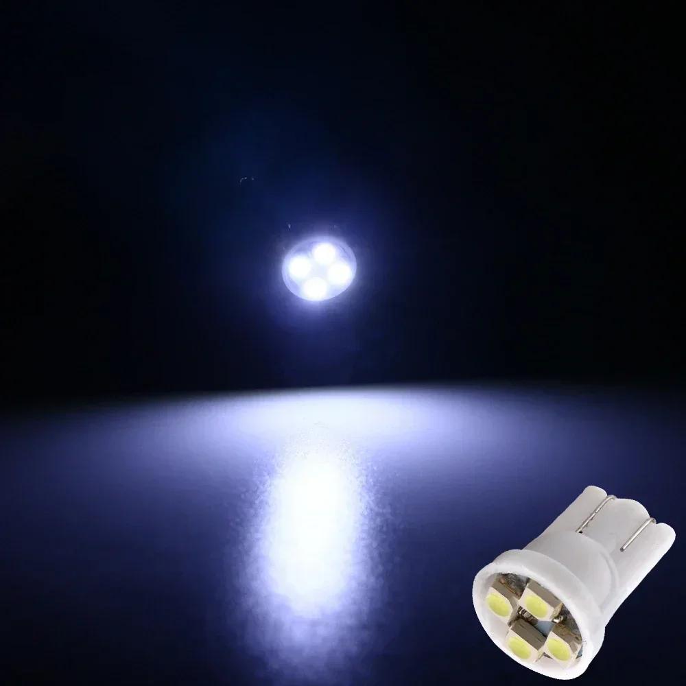 Car Lamp Bulb T10 3528 1210 4SMD Wide Light Reading Lamp Dashboard Light Plate Lamp W5W Motorcycle Equipment Accessories Amagi