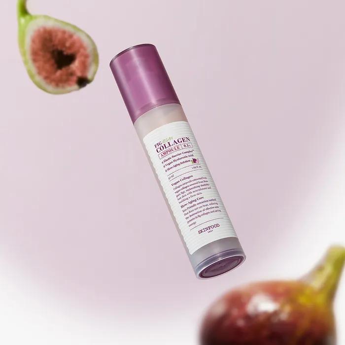 [2 X 15ml Cream + 1 Gel Mask] Fig Vegan Collagen Ampoule 50ml