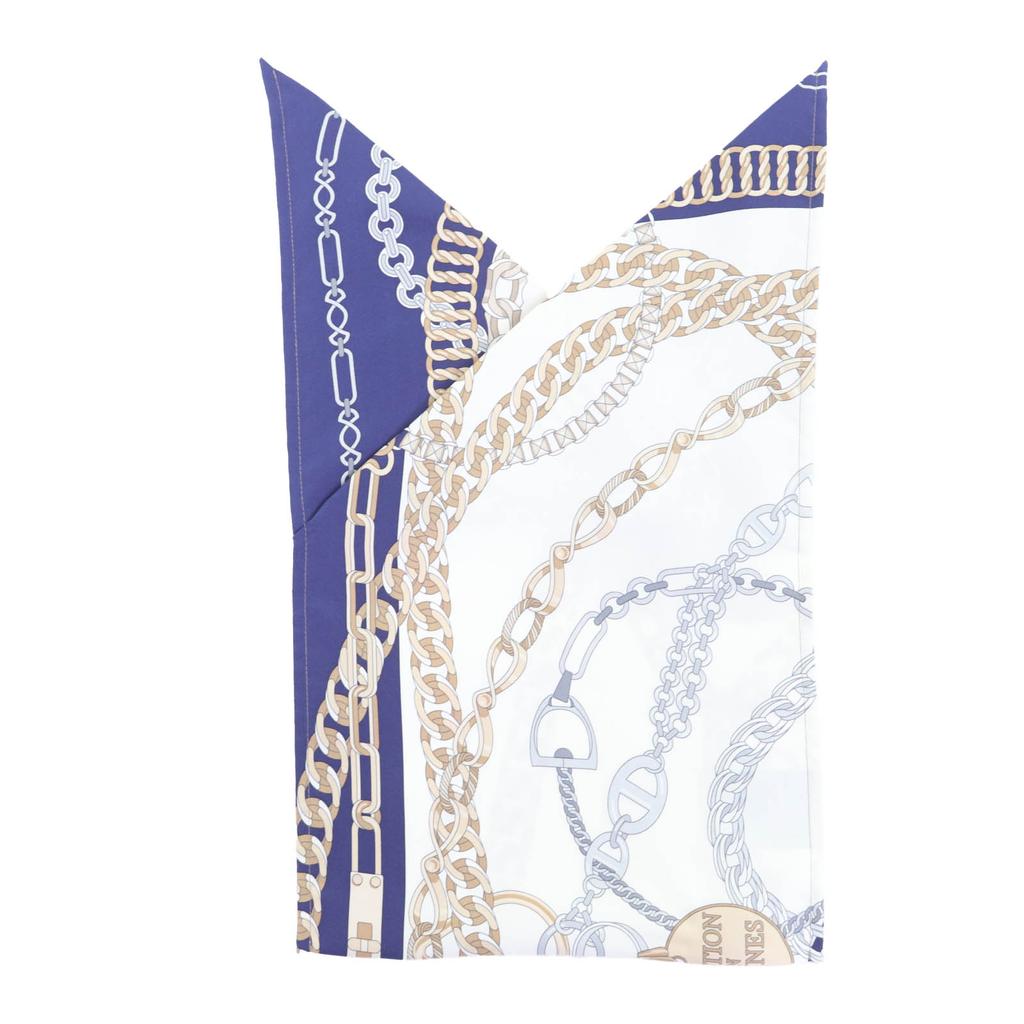 Excellent HERMES Other Accessories Petit Ash Furoshiki PM Navy Silk Women Used