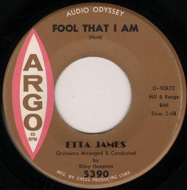 

7inch Record ETTA JAMES - Fool That I Am / Dream 5390 Argo 1961 US Soul/Funk Used