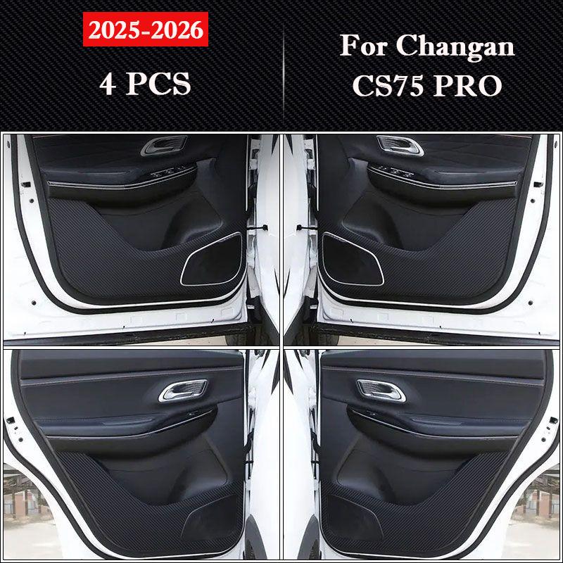 For Changan CS75 2013-2026 Car Door Anti Kick Pad Glove Box Protection Stickers Anti dirty Scratch Resistant Film Interior Decor