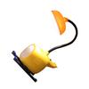 Cartoon LED Desk Lamp Cute Airplane Shape Rechargeable Table Foldable Eye Care Light Yellow