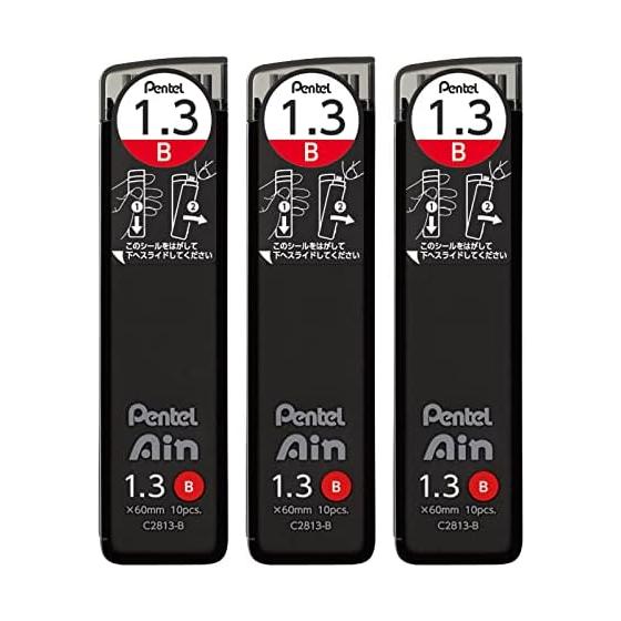 Pentel Sharp Lead Pentel Ein 1.3mm B 3 pieces AMZ-XC2813B3P