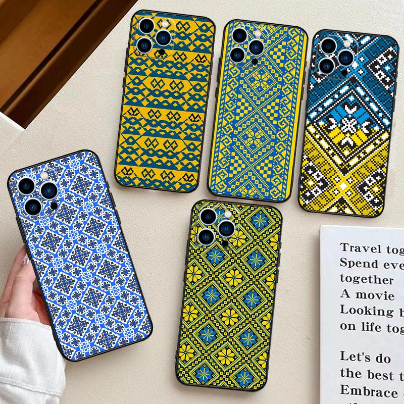 Ukraine Ornament Pattern Case For Samsung Galaxy M15 M35 M55 M11 M14 M34 M54 M31 M13 M53 M51 M12 M32 M52 M16 M36 M56