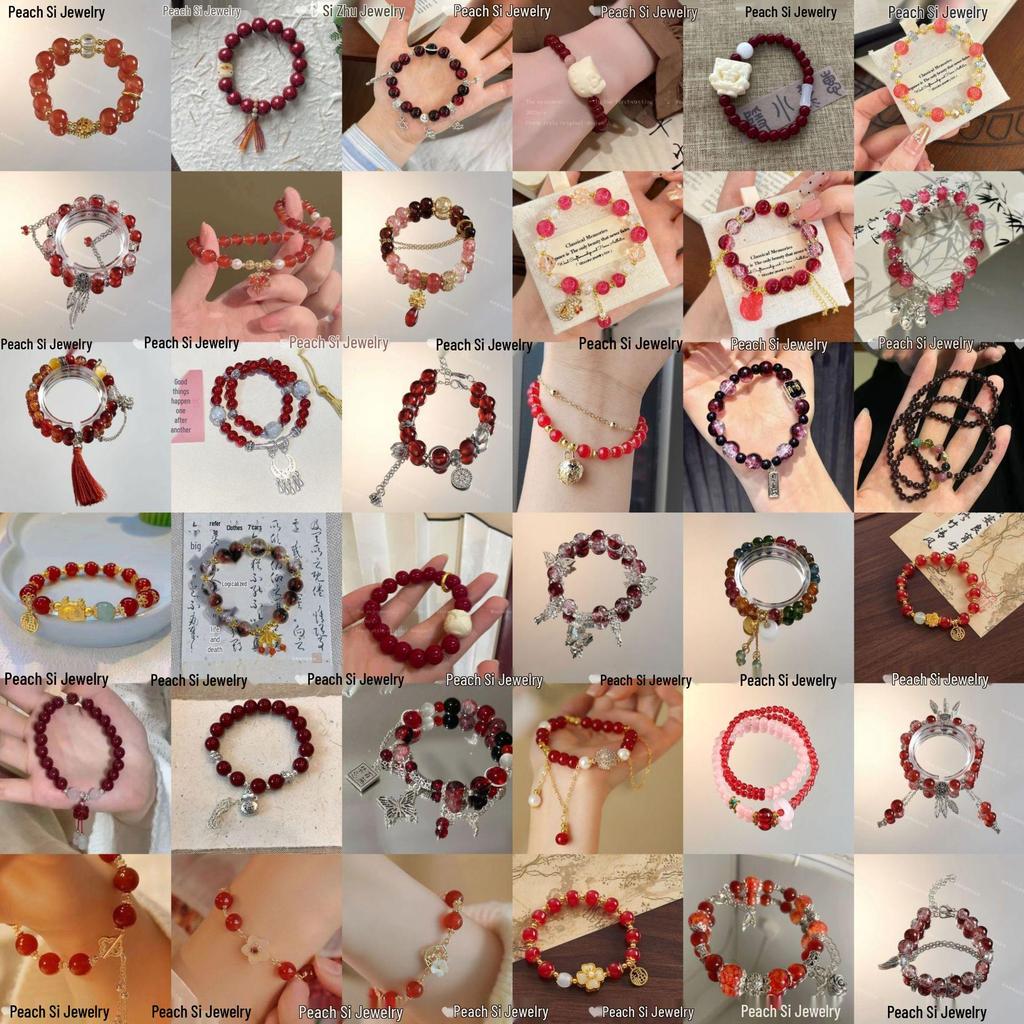 Charming Pink Crystal Floral Bracelet - Court Style Dream Gift for Girlfriend