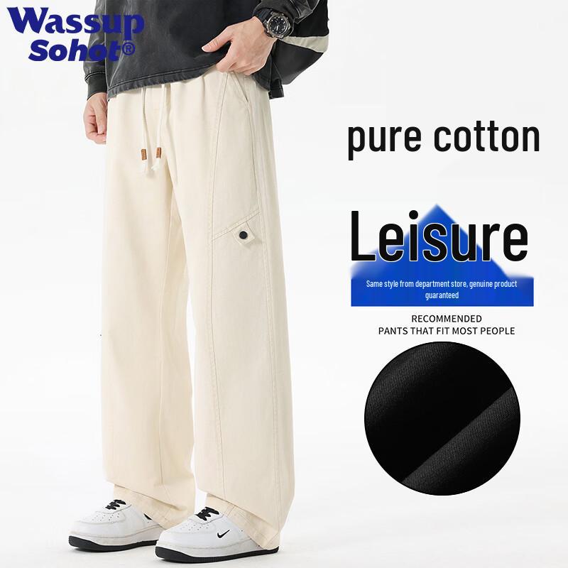 Wassup Sohot Men s Cotton Straight Leg Work Pants 3XL