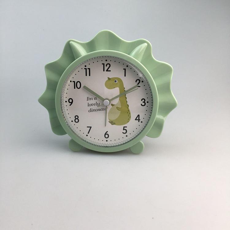 

Милый студенческий будильник, прикроватные часы, будильник с динозавром, милые настольные часы для девочки, детские мультяшные часы
