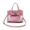 Spring and summer popular transparent bag women 2025 new Korean version of fashion niche versatile messenger mother and child jelly bag
